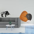 thumbnail image 2 of Reloj De Pared Decorativo Con Escultura De Toro De Resina Moderna, Figura Abstracta, Reloj Artístico Para Entrada, Mesa, Escritorio, Estante, Oficina Y Dormitorio., 2 of 8