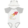 thumbnail image 3 of Inktastic Valentine's Day Rocket Ship with Hearts Boys or Girls Baby Bodysuit, 3 of 5