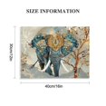thumbnail image 2 of Yiluyinqing Elephant Tusk Tree Theme Canvas Print Wall Decor for Bedroom and Home Art Decor, Ready to Hang Contemporary Wall Picture Set 16x12in, 2 of 6