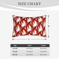 thumbnail image 6 of Junzan Fire Symbols Pillow Cases Standard Size, With Envelope Closure Bed Pillow Cases,16"X24" Inches, 6 of 9