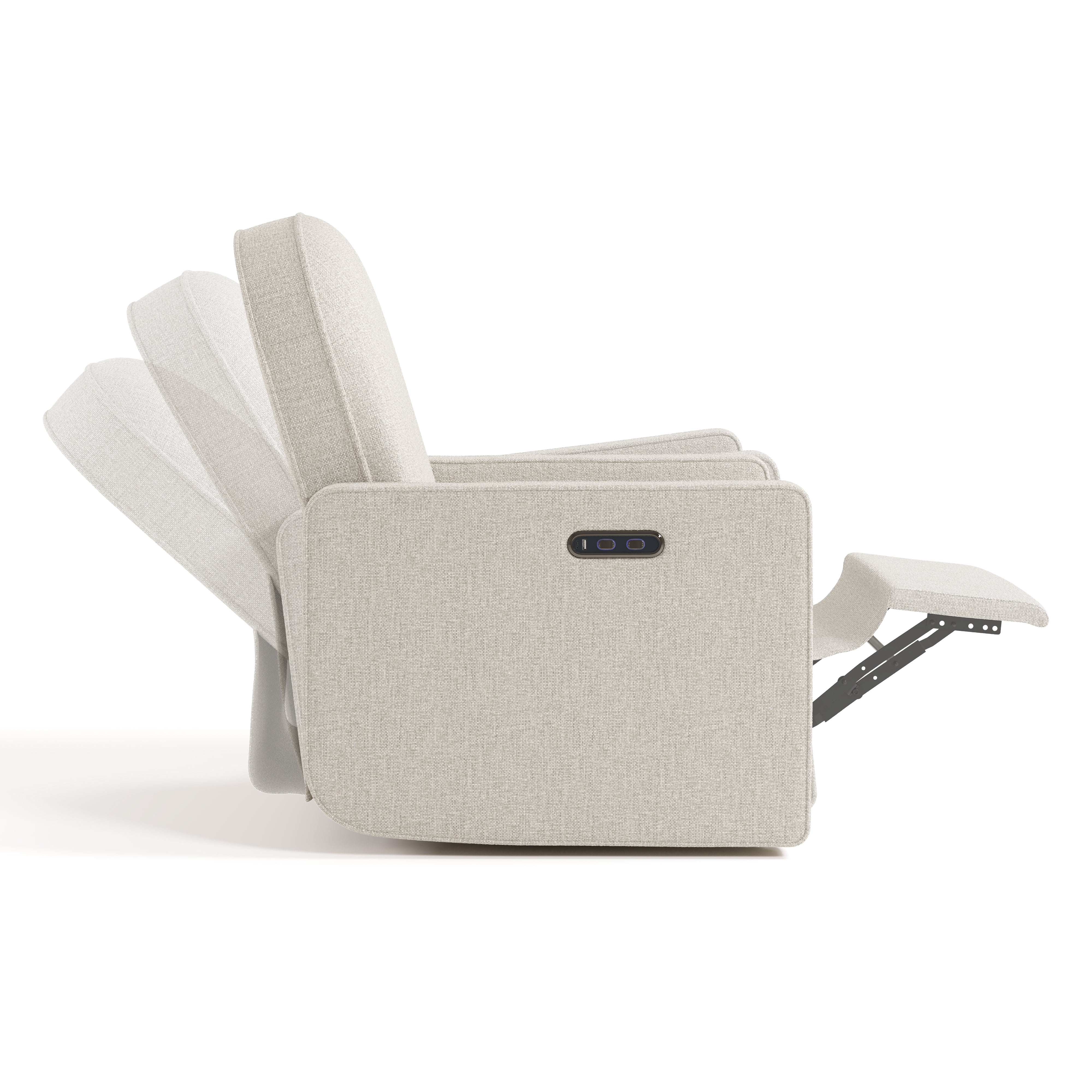 Graco Olivia Nursery Power Recliner Swivel Glider, Dune Basketweave
