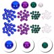 thumbnail image 3 of WORGEOUS 300 piezas de plástico sin agujeros Pearls Color Camship Pearls Decorativo Suministros de joyas de bricolaje, 3 of 8
