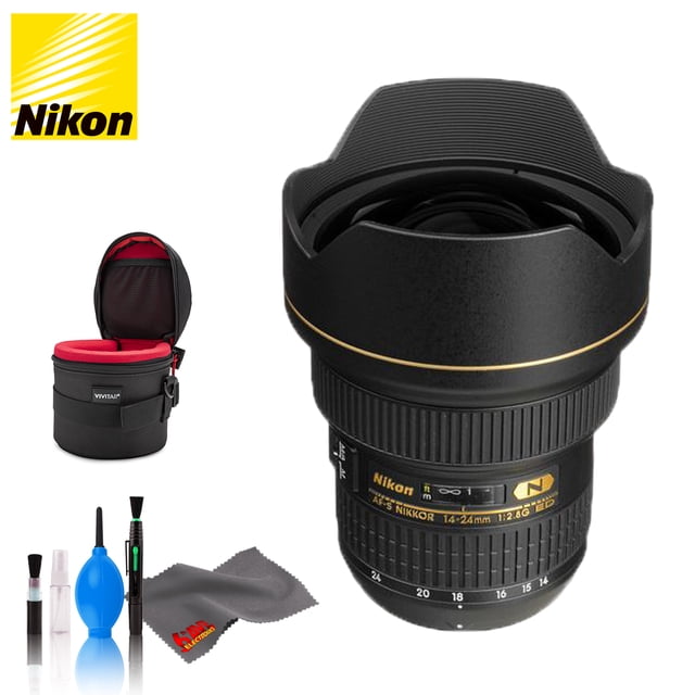 Lente Nikon 14-24mm F/2.8G AF-S Silentwave - Paquete estándar Nikon 2163