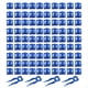 thumbnail image 5 of Kit de Bloqueo de Puerto RJ45 con Bloqueador de Seguridad de Puerto Ethernet Clave, Protector de Tapa Antipolvo para Puertos de Enrutador y Computadora, Azul, 5 of 5