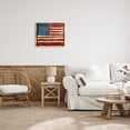 thumbnail image 4 of Stupell Industries United We Stand Independence Day Festive American Flag Painting Metallic Gold Floating Framed Canvas Print Wall Art, Design by Stephanie Burgess, 4 of 5