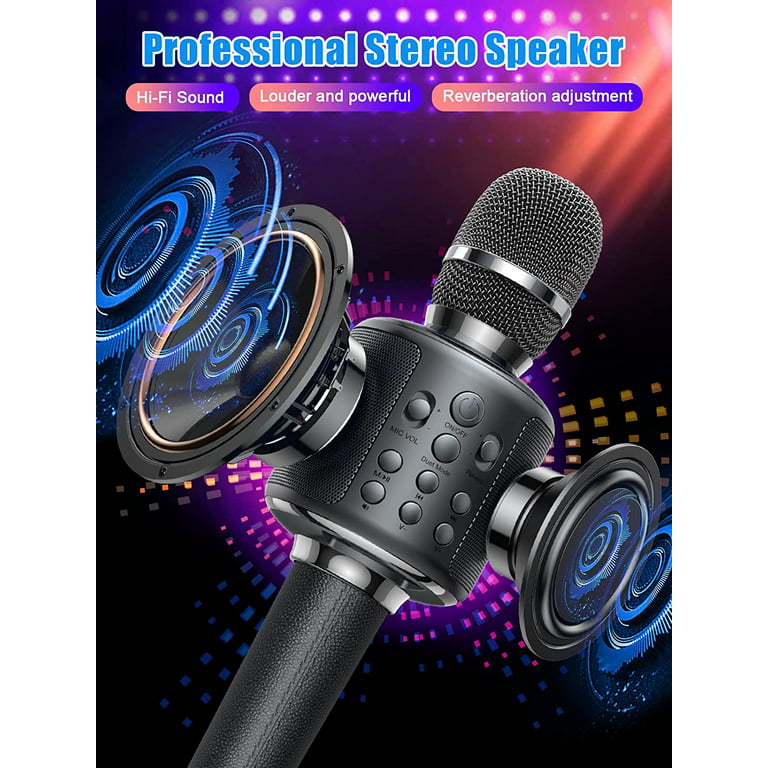 Wireless Bluetooth Karaoke Portable Microphone With Duet Singing, Recording  Play, Reverb Portable And Perfect Gift For Adults And Kids, Ideal For Home  KTV Model 230816 From Kang04, $32.73