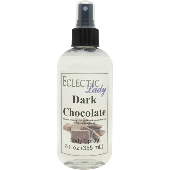 Dark Chocolate Body Spray, Eclectic Lady, Hydrating Mist, Unisex, 8 oz