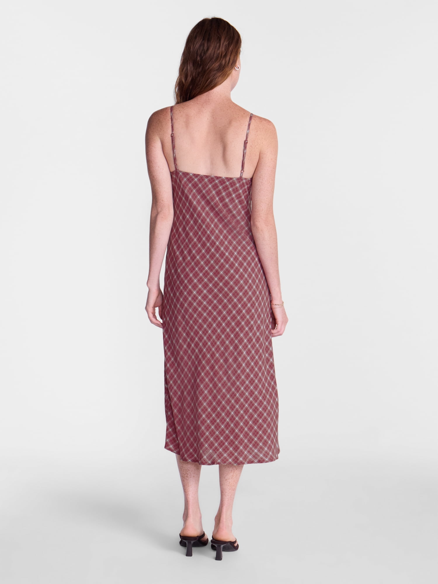 No Boundaries Woven Sweetheart Maxi Dress, Women’s XXS-XXL