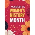 thumbnail image 4 of LUUFILx Women's History Month Celebration Banner Colorful Illustrated Floral Design Event Backdrop Party Supplies Event Decorations Photography Props, 4 of 7