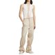 thumbnail image 2 of Sunloudy Pantalones de Mujer, Casual Cordón Amarrado Cintura Color Sólido Elástico Ajustable Tobillo Recto Suelto Pantalones Sunloudy moda, 2 of 8