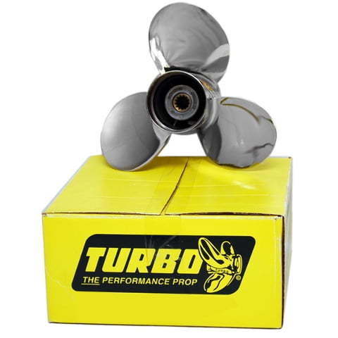 Turbo Pontoon UT Boat Propeller PO120011R | OMC RH 12 x 11P Stainless