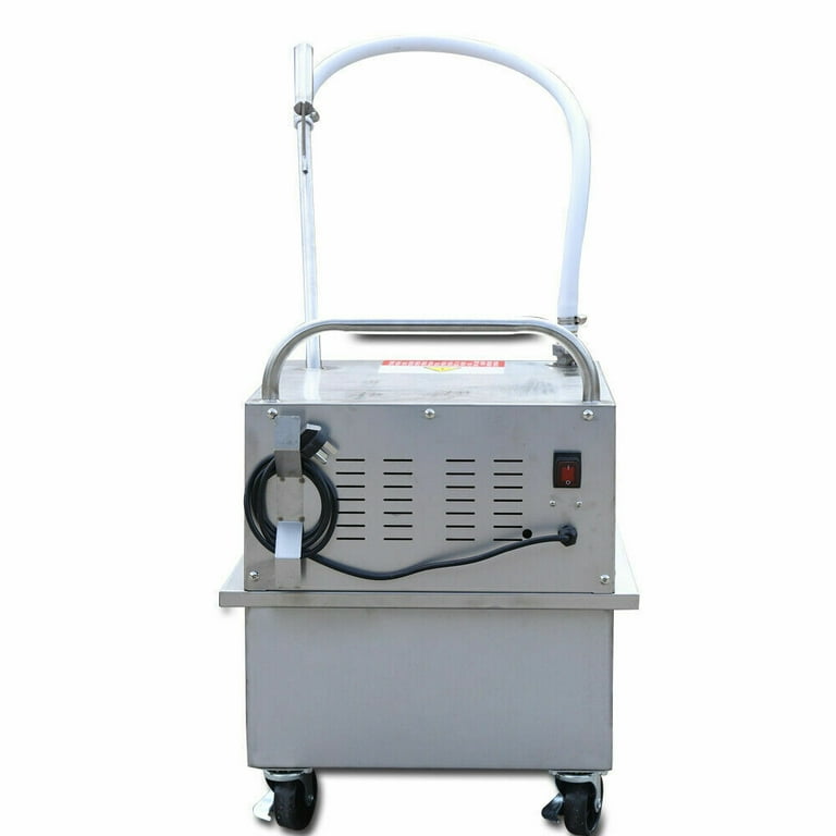 Mobile Fryer Filter 55L/14.5 Gallon Capacity Oil Filtration System 370W  Fryer Filter Frying Oil Filtering System with Oil Hose 110V 60Hz