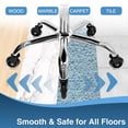 thumbnail image 4 of Silla Taburete Rodante FREEKYROCK para Oficina con Respaldo, 4 of 9
