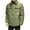 Army Green, variant on Njoeus Mens Casual Diamond Quilted Jacket Lapel Button Up Warm Fall Winter Coat for Men Outwear M-4XL (Available in Big & Tall)