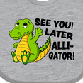 thumbnail image 4 of Inktastic See You Later Alligator Boys or Girls Baby Bib, 4 of 4