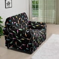 thumbnail image 3 of XYZCANDO Christmas Lights Couch Sofa Covers 1-Piece Stretch Armchair Cover Sofa Covers 1 Cushion Sofa Couch Slipcover Furniture Protection Decorative for Living Room, 3 of 6