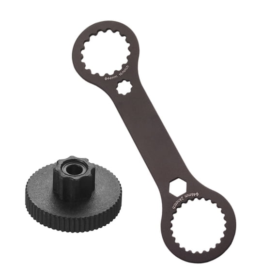 Aluminum Alloy Bicycles Crankset Wrench Tool with Rubber Grip Cycling Repair Maintenance Bicycles Bottom Bracket Wrench