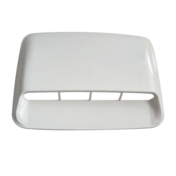 Nishiyuenyi Hood Body Air Decorative Intake Replaces Car Hood Vent for Car Modification White