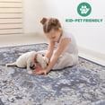 thumbnail image 4 of 2X8 ft Traditional Hallway Runner Rug,Stain Resistant Doormat Soft Large Carpet, 4 of 7
