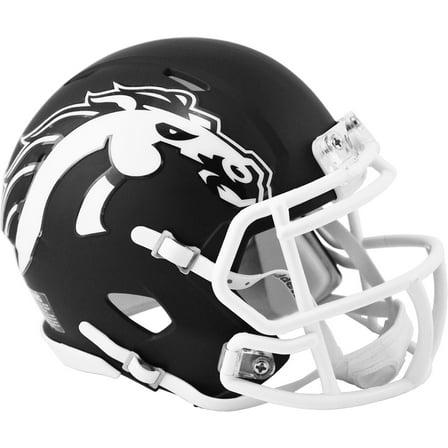 Western Michigan Broncos Matte Brown Riddell NCAA Speed Mini Helmet