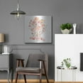 thumbnail image 5 of Luxe Metal Art 'Romantic Blooms 4' by Silvia Vassileva Metal Wall Art, 24" x 24", 5 of 8