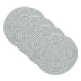 thumbnail image 1 of Uxcell 4 Pcs Trivets for Hot Dishes, 8 Inch Cotton Potholders for Hot Pots and Pans Cotton Rope Woven Trivet Heat Resistant for Kitchen Table Countertop, Gray, 1 of 6