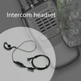 thumbnail image 4 of Methold de 1 Pin y 2,5mm, auricular con cable, botón de operación, auricular ergonómico con Clip de solapa, auricular con micrófono, Teléfono y Comunicación, 4 of 6