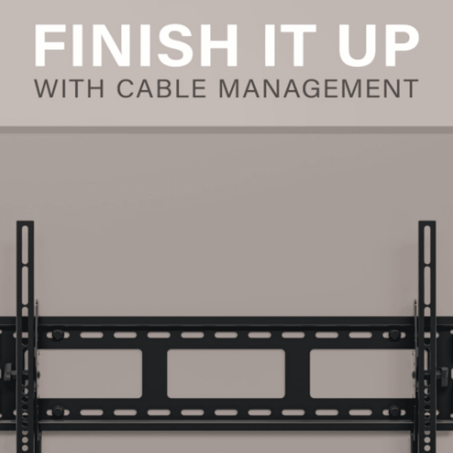 Universal Low Profile Tilt TV Wall Mount for 37" - 80" LED, LCD & Plasma TVs, Eliminates Glare with 10º of Tilt & Post-Install Adjustments - 3 Step Install