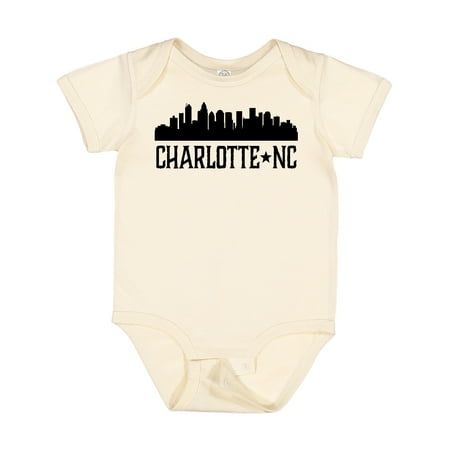 

Inktastic Charlotte North Carolina Skyline NC City Gift Baby Boy or Baby Girl Bodysuit