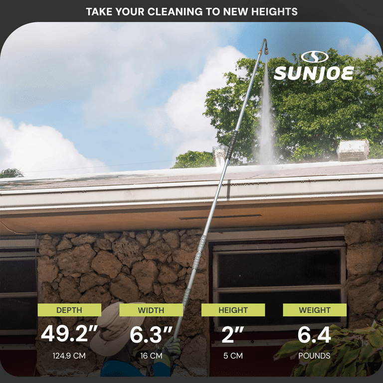 Sun Joe 9-Ft Universal Pressure Washer Sky Lance, Power Extension