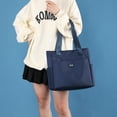 thumbnail image 4 of Bolso de mano para mujer, bolso ligero y versátil, bolso de viaje (azul oscuro), 4 of 6