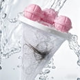 thumbnail image 1 of Patterned Floating Laundry Lint Filter Bag, Reusable Fine Mesh Hair Debris Catcher, Tear Resistant Fluff Remover Net Pouch for Household Washing Machine Clothes Cleaning Collection, 1 of 7