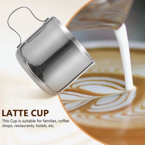 PTOOTP 1Pcs Cylindrical Stainless Steel Mug Steel Coffee Mug for Restaurant Use Adults