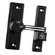 thumbnail image 3 of Pestillo de puerta Macarena Pestillo abatible para puertas corredizas cerradura de perno Negro, 3 of 8