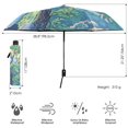 thumbnail image 3 of FORMRS Travel Umbrella Folding Auto Open Close Windproof Rain UV Protection, Beige Tree, 3 of 8