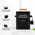 thumbnail image 2 of Modern Farmhouse Metal Laundry Pods Dispenser for Decor, Powder Compatible, Black, 2 of 6