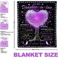 thumbnail image 4 of LHSHID Daughter in Law Gifts Blanket Daughter in Law Gifts from Mother in Law Birthday Gifts for Daughter in Law Daughter in Law Birthday Gifts Gifts for Daughter in Law Throw Blanket 60"x80", 4 of 6