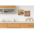 thumbnail image 2 of Red and Yellow Retro 50's Style Diner Signs Adult Kitchen Decor;  2 - 12" x 12" Unframed Posters, 2 of 3