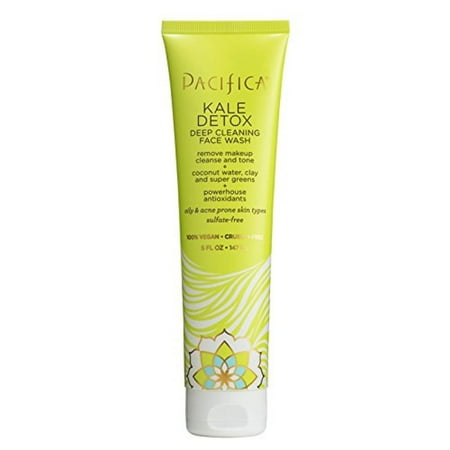cleansing cruelty pacifica kale detox wash vegan deep face beauty