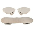 thumbnail image 3 of jinwen Beige Universal Car Seat Covers Cushion Pad Protector Front Rear Nonslip, 3 of 9