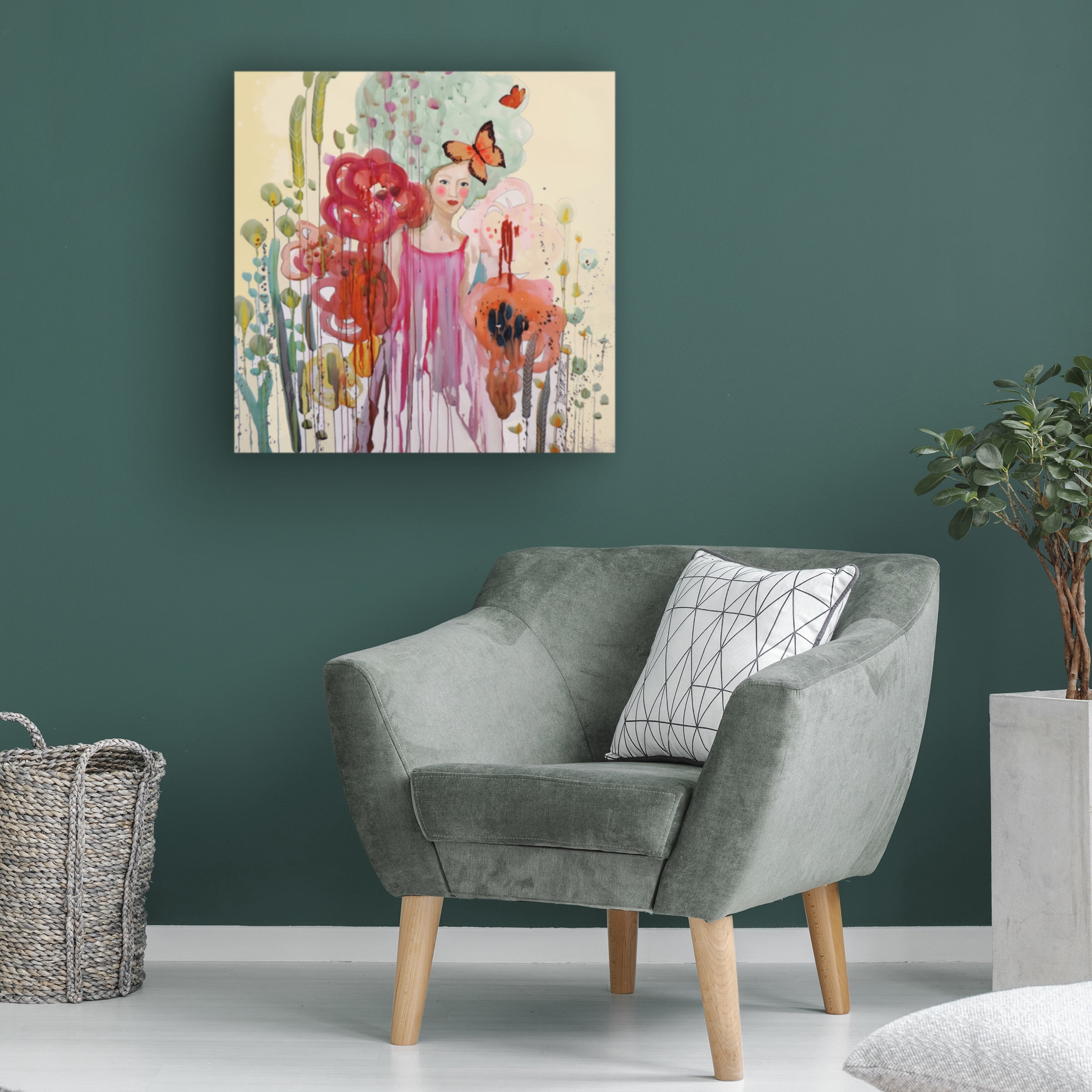 Sylvie Demers 'Les Temps Presents' Canvas Art