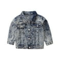 thumbnail image 1 of URMAGIC Denim Jackets Casual outfit Button Down Jean Coats Tops Toddler Fashion Outerwear 1-6Years, 1 of 10