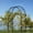 Black, variant on EastVita Garden Arch Trellis 7.9 Foot Steel Coated Metal Arbor Climbing Plants Vine Flowers Garden Decor