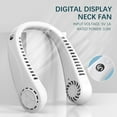 thumbnail image 3 of Portable Neck Fan 360°Cooling Hanging Fan USB Rechargeable 3000mAh Small Handheld Fan For Camping Office Travel pink, 3 of 5