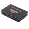 thumbnail image 1 of 4K HD Multimedia Interface Splitter, High Resolution 1 in 4 Out HD Multimedia Interface Switcher Plug and Play Professional  for Home Theater for Meeting, 1 of 7