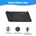 thumbnail image 4 of IUSU 11.8" Shower Head Set High Pressure Rainfall Rain Shower Head 8-Setting Handheld with Hose Silver, 4 of 8