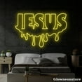 thumbnail image 4 of Glowneon Jesus Neon Sign, Jesus LED Sign, Faith Neon Sign, Christian Home Party Decor, 4 of 5