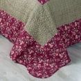 thumbnail image 5 of Home Soft Things 7 Piece Saigon Bedspread Set - Green - Oversize Queen (102" x 118"), 5 of 11