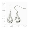 thumbnail image 3 of FB Jewels Leslie's Sterling Silver Polished Shepherd Hook Dangle Earrings, 3 of 3