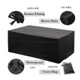 thumbnail image 5 of Garden Furniture Cover, Garden Furniture Cover, AGILITY Oxford Rectangular Living Room Table Cover for Garden Furniture UV Protection (Black)-325*208*58CM, 5 of 5